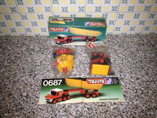TENTE MADE IN SPAIN(SPAGNA)TRAILER VOLQUETE REF.0687 TIPO LEGO SEALED SIGILLATO