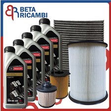 Kit Tagliando Ford Focus III C-Max II 1.5 TDCi 4 Filtri + 5L Olio Ford 5W30