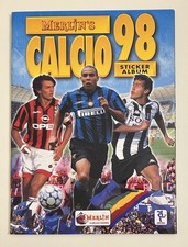 MERLIN CALCIO 98 Album nuovo vuoto con figurine omaggio Perfetto! Mai sfogliato!