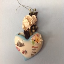 Vaso da muro in ceramica a