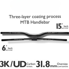 Manubrio bici mtb full carbon