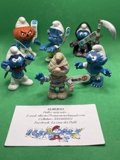 PUFFI SMURFS PUFFO SMURF HALLOWEEN UOMO LUPO/ MORTE/ZUCCA/DRACULA/MUMMIA/FRANKEN