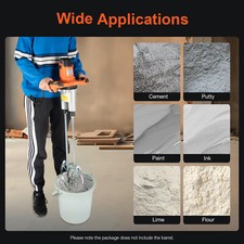 1800W Electric Mortar Mixer 2