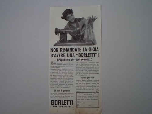Advertising pubblicità 1953 - pubblicità,