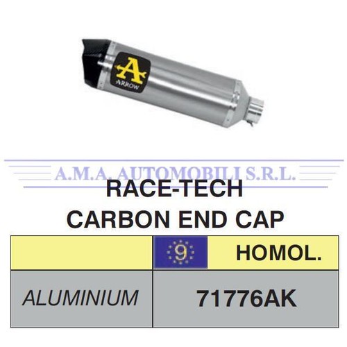 Terminale race tech alluminio - terminale,
