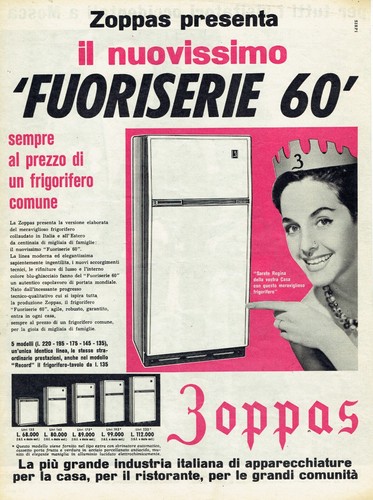 Zoppas frigorifero fuoriserie - frigorifero,