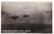 Crociera Aerea Transatlantica Italia - Brasile - dli S 55 in volo notturno  1931