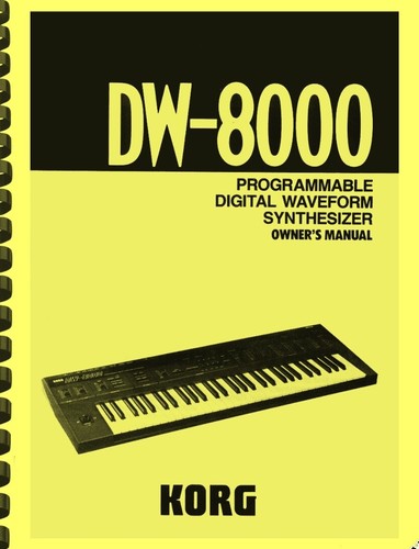 Korg 8000 sintetizzatore - dw-8000,
