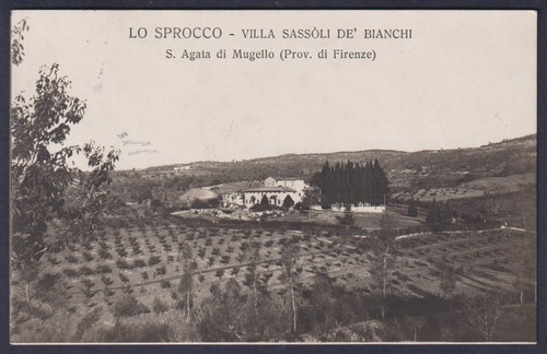 Cartolina sprocco villa - -,