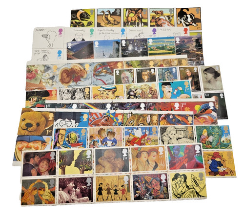 100 francobolli lettere - , 1°