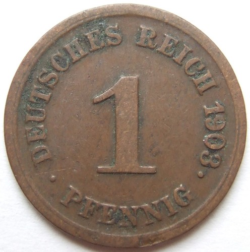 Moneta impero tedesco - tedesco, 1