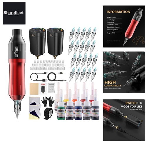 Set macchina per tatuaggi - macchina,