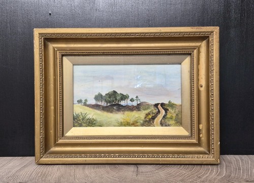 Antico dipinto olio scatola - antico,