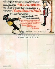 PROPAGANDA WW1-VILLACABRAS-PUBBLICITA' ANTIAUSTRIACA-BERSAGLIERI-D7-133