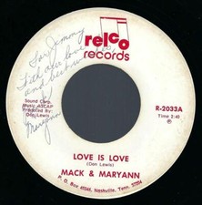 Mack and Maryann Love is Love