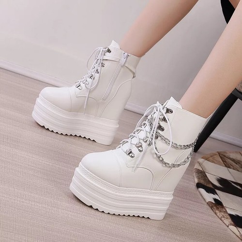 Stivali anfibi donna platform - stivali,