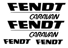 4x stickers suitable for Fendt