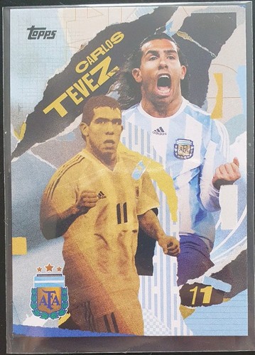 Carlos tevez fermalibri topps - carlos,