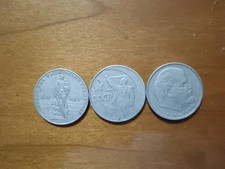 Russia Tre Monete Da 1 Rublo Commemorative Differenti