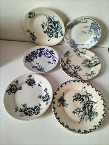 Ensemble assiettes terre de - assiettes,