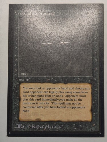 Mtg parola comando edizione - mtg,