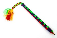 native indian 80s handmade deco pen penna intrecciata stile indiani d'america