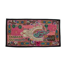 Arazzo boemo vintage ricamato