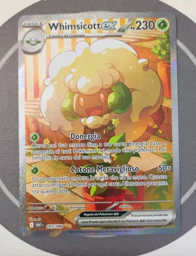 Carta pokemon whimsicott - carta,