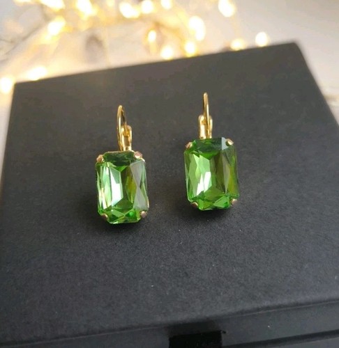 Orecchini dorati con swarovski - dorati,
