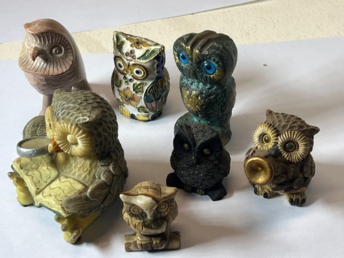 Set statuette di gufo - , 7