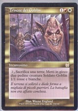 MTG MAGIC : TRINCEE DI GOBLIN CARTA IN LINGUA ITALIANA (495)