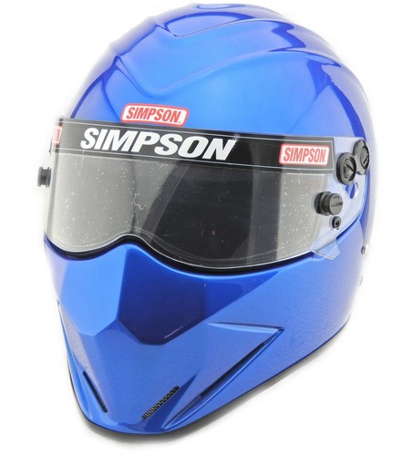 Casco simpson diamondback blu - casco,