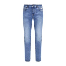 Roy Roger's - Jeans denim medio 317 Oxnard 5 tasche skinny fit per uomo