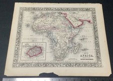 Mappa del continente africano