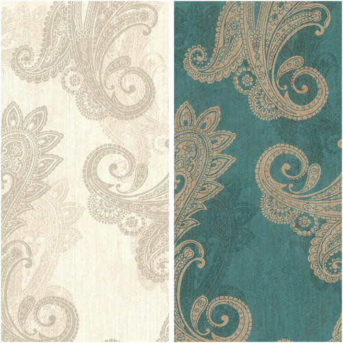 Carta parati vinile - parati, paisley