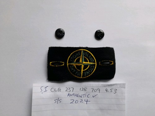 Stone island badge 2 buttons - island,