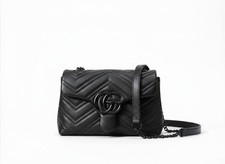 Gucci Black Quilted Shoulder