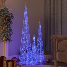 Set coni luce led acrilico - coni,