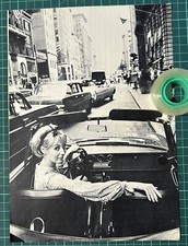 Rara Pubblicità ALFA ROMEO 1600 Duetto Spider & girl del 1966