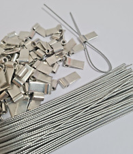 50x BANDIERA CONTATORE ELETTRICO BANDIERA SIGILLI DI SICUREZZA E FILI TASSAMETRO A PROVA DI MANOMISSIONE