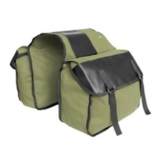 Canvas And Leather Bicycle Bag