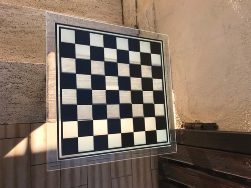 Scacchiera vetro 42x42 - vetro,