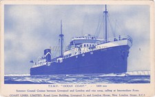 NAVE - T.S.M.V. Costa dell'Oceano - Cartolina postale