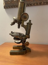 Microscopio Antico Ludwig Merker Raro Vintage 