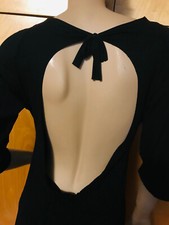 INTIMISSIMI VESTITINO ABITO MINI NERO APERTO SULLA SCHIENA SEXY TG M NUOVO DENNY