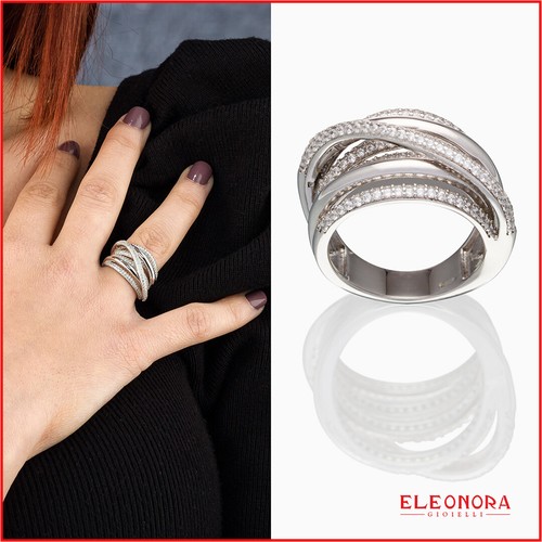 Anello fascia argento 925 - argento,