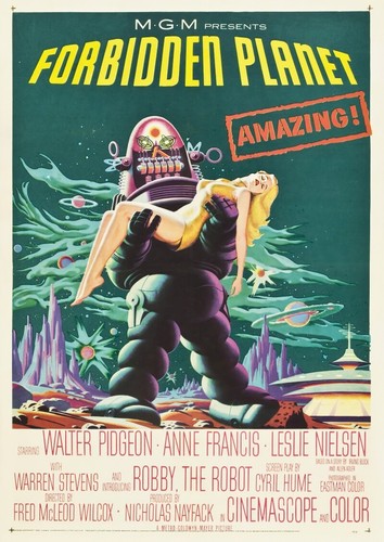 Forbidden planet poster stampa - forbidden,