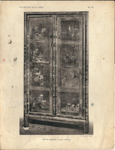 Stampa antica armadio laccato - stampa,