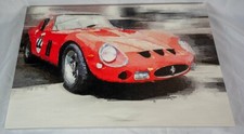Ferrari 250 GTO acquerello su