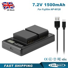 2x NP-W126 batteria +
